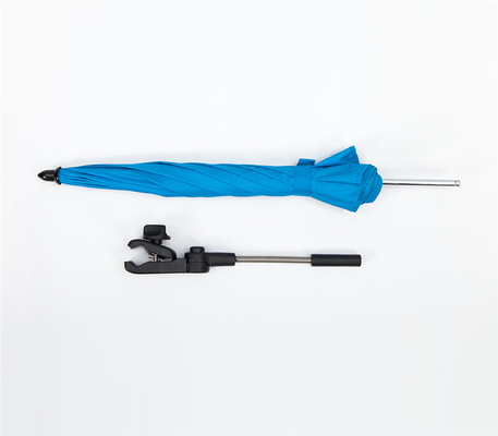 Parapluie universelle avec poignée de pince en plastique et panneau poncier 190T