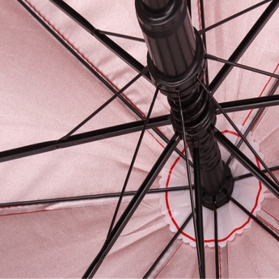 Des parapluies 8K de 23 pouces ouverts en plastique pour une promotion personnalisée