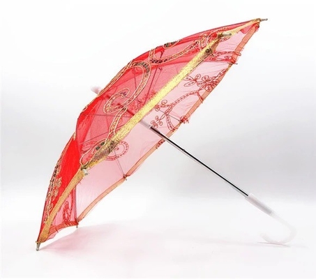 Publicité Mini parapluie de poche à motif droit et à poignée en plastique J