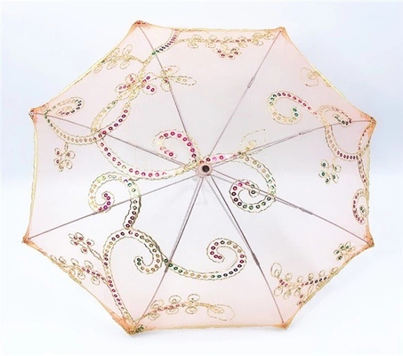 Publicité Mini parapluie de poche à motif droit et à poignée en plastique J