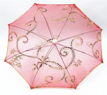 Publicité Mini parapluie de poche à motif droit et à poignée en plastique J