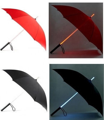23 pouces 8K LED Light Up Parapluie avec 105 cm de diamètre ouvert et tissu Pongee à séchage rapide