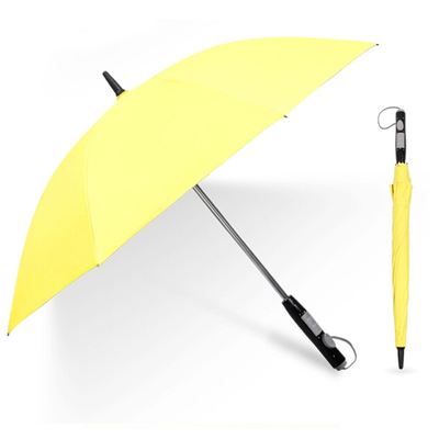 Parapluie de ventilateur de refroidissement étanche au vent personnalisé avec brouillard à pulvérisation d'eau et impression de logo