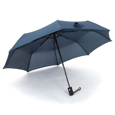 Logo personnalisé parapluie entièrement automatique triple pliable pour la promotion certifié BSCI