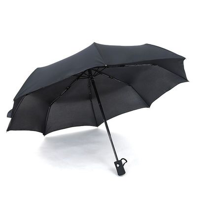 Logo personnalisé parapluie entièrement automatique triple pliable pour la promotion certifié BSCI