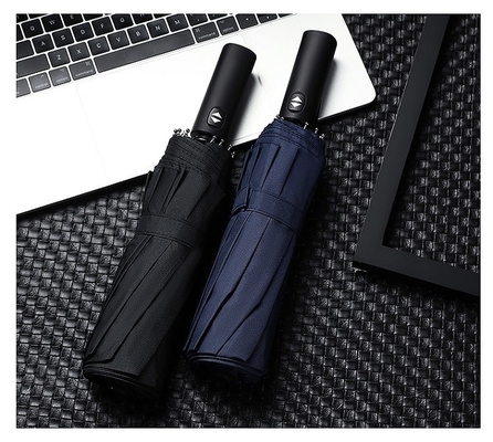 Personnalisation agile de la chaîne d'approvisionnement 12k parapluie pliable avec poignée automatique et protection UV