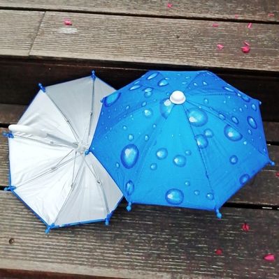 Manuel ouvert de l'extérieur vélo jouet parapluie Art Déco Polyester Tissu Téléphone portable Protège-soleil parapluie