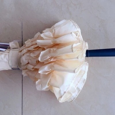 19 pouces femme pagode parapluie parapluie de mariage avec panneau de dentelle et style manuel ouvert