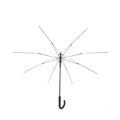 Conception minimaliste tout en 1 8 cadre de parapluie avec ceinture de coude droite en fibre de verre