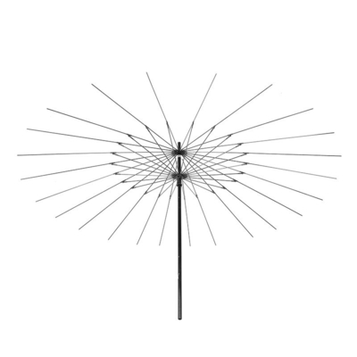 21 pouces * 24k parapluies cadre en fibre de verre résistant à la rouille dureté ouverte parapluie à main