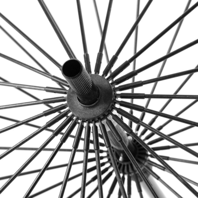 21 pouces * 24k parapluies cadre en fibre de verre résistant à la rouille dureté ouverte parapluie à main