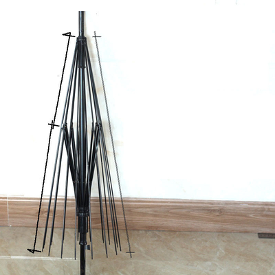 16 Parapluie à tige longue avec manche d'ombrage et conceptions personnalisées Impression de logo