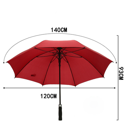 Logo personnalisé parapluie droite Offre transfrontalière exclusive pour les amateurs de golf