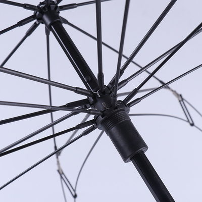 Cadre de parapluie en tissu de nylon 210T avec 8 os, main ouverte, fonction inverse et couvercle en fer