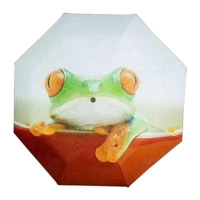 Parapluie personnalisée imprimé logo bricolage avec arbre en acier noir et tissu Pongee 190T