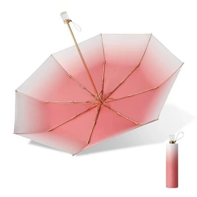 Cadre de puits métalliques Ombrelle à l'ombre personnalisée Gradient Populaire pour les femmes Tout en une fonction