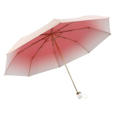 Cadre de puits métalliques Ombrelle à l'ombre personnalisée Gradient Populaire pour les femmes Tout en une fonction