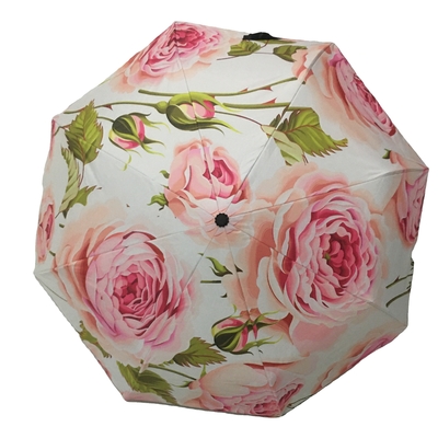 Expédition rapide parapluie personnalisée avec motif de fleurs DIY et logo imprimé exclusif
