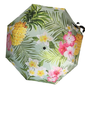 Expédition rapide parapluie personnalisée avec motif de fleurs DIY et logo imprimé exclusif
