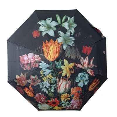 Expédition rapide parapluie personnalisée avec motif de fleurs DIY et logo imprimé exclusif