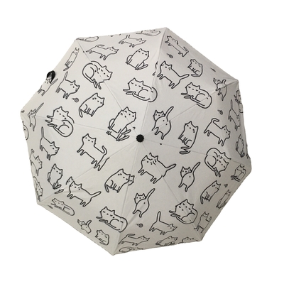 Contrôle manuel 21 pouces 8 parapluie osseuse avec motif personnalisé