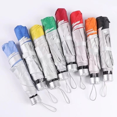 Légère 190T Pongee Tissue Parapluie de marché extérieur avec promotion de logo personnalisé