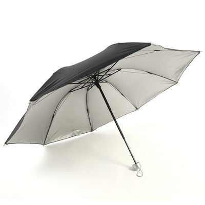Légère 190T Pongee Tissue Parapluie de marché extérieur avec promotion de logo personnalisé