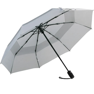Couleur personnalisée Résistant au vent Petit sac à dos pliant parapluie pour faux double couche