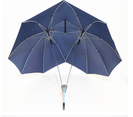 Parapluie publicitaire en acier pour cadeau d'amants en couple jumeau sur mesure