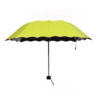 Style de design minimaliste Magie UV pliable Soleil pluie parapluie étanche aux vents
