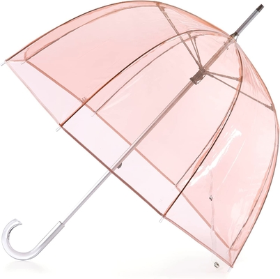 Logo personnalisé Apollo Poe Couleur PVC dôme parapluie transparente Pour Lady Promotion chaude