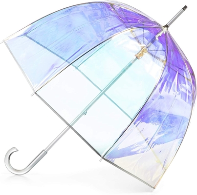 Logo personnalisé Apollo Poe Couleur PVC dôme parapluie transparente Pour Lady Promotion chaude