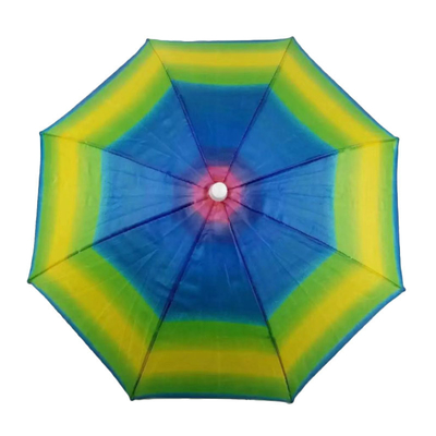 Chapeau mini-parapluie pour adultes avec matériau de côtes en acier et logo imprimé sur mesure