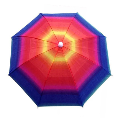 Chapeau mini-parapluie pour adultes avec matériau de côtes en acier et logo imprimé sur mesure