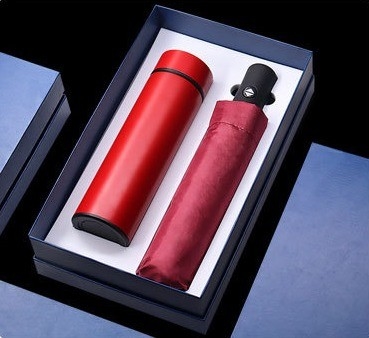 Logo personnalisé parapluie aspirateur tasse et trophée cadeau idéal d'affaires ensemble pour chaque occasion