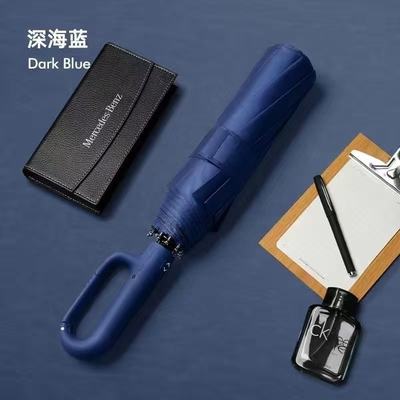 Matériau du panneau Pongee Parapluie automatique Plier à l'envers Grande taille pour voiture et pluie