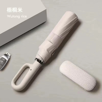 Matériau du panneau Pongee Parapluie automatique Plier à l'envers Grande taille pour voiture et pluie