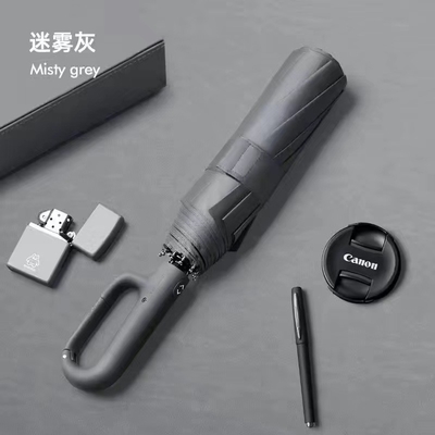 Épais parapluie pliable gauche automatique résistance au vent puissant diamètre ouvert 115cm