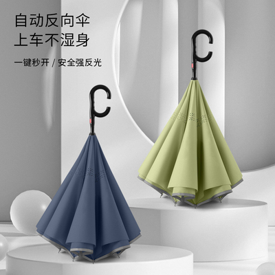 Parapluie automatique à double couche de 105 cm pour la publicité et les cadeaux