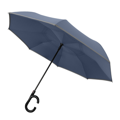 Un parapluie cadeau publicitaire simple et créatif avec un design inverse en fibres renforcées