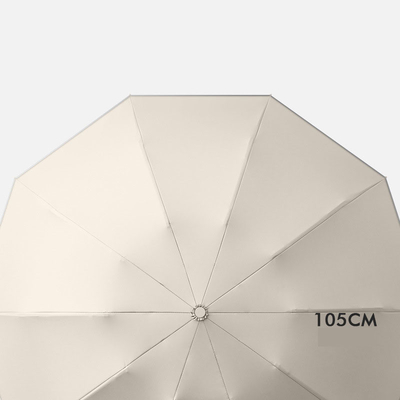 Parapluie inverse automatique à bande réfléchissante avec 10 fractures et couleur personnalisée