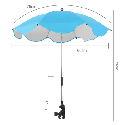 Tout en un Poussettes personnalisées Pullover bébé réglable Parapluie de voiture avec protection UV