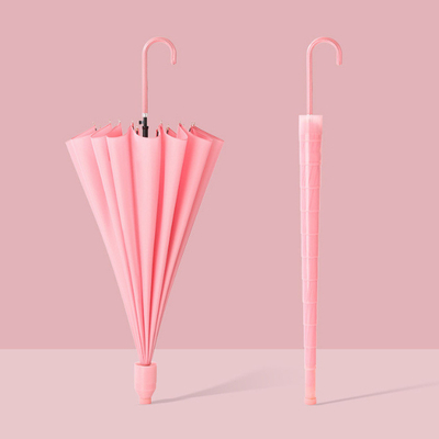 Parapluie double transparent épaissie avec poignée longue et ouverture automatique ouverte Diamètre 103cm