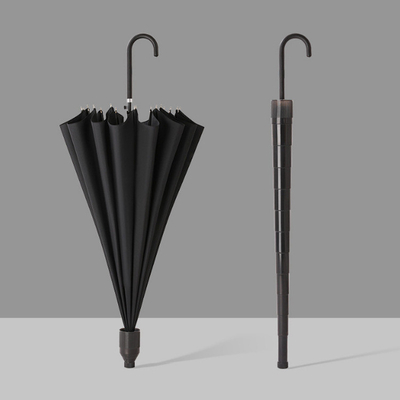 Parapluie double transparent épaissie avec poignée longue et ouverture automatique ouverte Diamètre 103cm