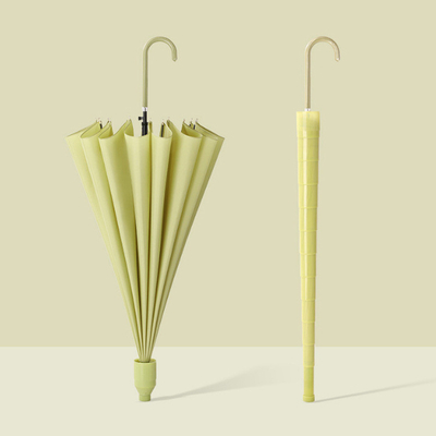 Parapluie double transparent épaissie avec poignée longue et ouverture automatique ouverte Diamètre 103cm