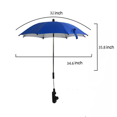 Accessoires de poussette personnalisés réglables en couleur tout en une fonction pour parapluie de poussette pour bébé
