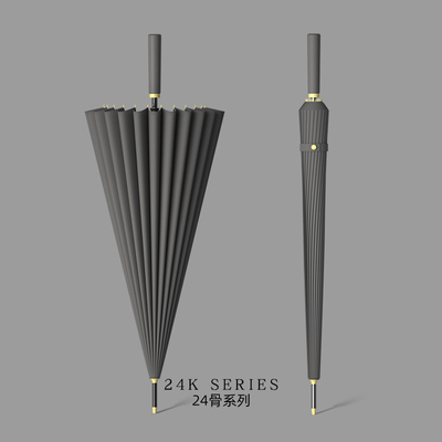 Impression de logo personnalisé parapluie droite avec ouverture automatique et diamètre ouvert de 120 cm