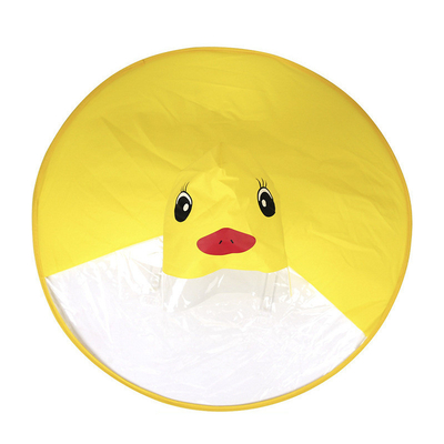 Impression de logo sur mesure OVNI Transparent Poncho étanche pour enfants Adultes Groupe d'âge