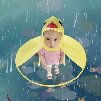 Impression de logo sur mesure OVNI Transparent Poncho étanche pour enfants Adultes Groupe d'âge