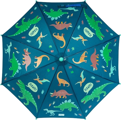 8K 19 pouces côtes en fibre de verre étanche au vent parapluie de pluie pour enfants design mignon et cool
